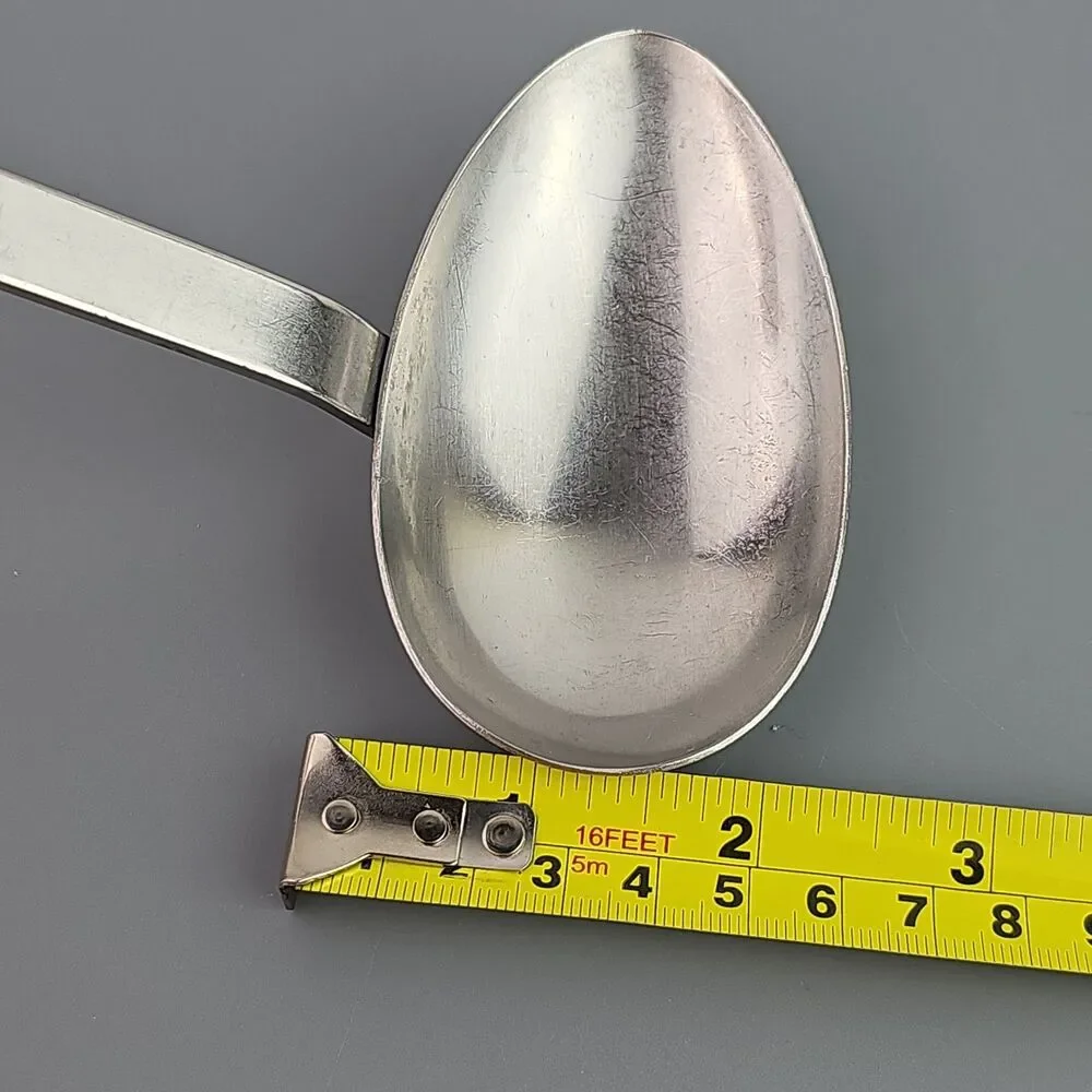 Gero Zilmeta Hanging Stainless Steel Side Pouring Ladle 9.25 Inch Handle Holland